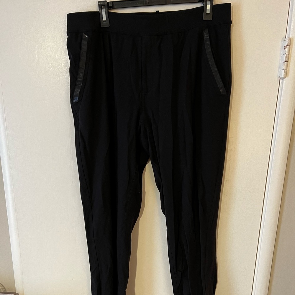 Lululemon XL Black Kung Fu Pants. Excellent condition. Luon fabric.